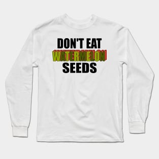 Watermelon seeds gift for pregnant women Long Sleeve T-Shirt